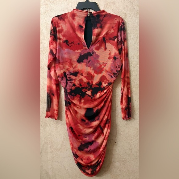 Bold Elements Womens Long Sleeve Floral Bodycon Dress - Picture 4 of 9